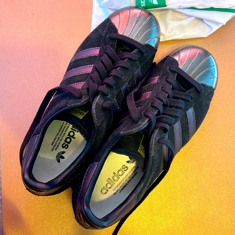Adidas Superstar 80s metal toe (core black)